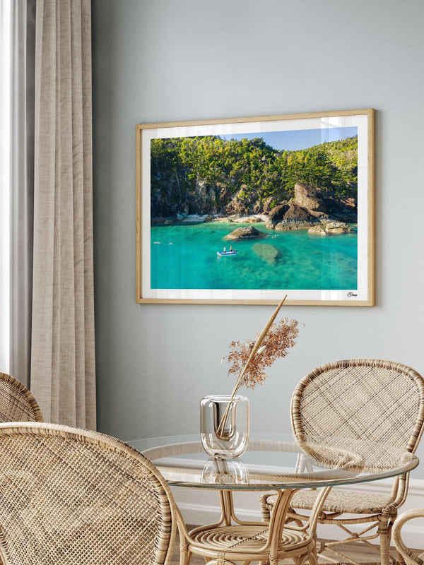 Snorkel Dreams - Luncheon Bay - Whitsundays Wall Art Print - Australia Unseen
