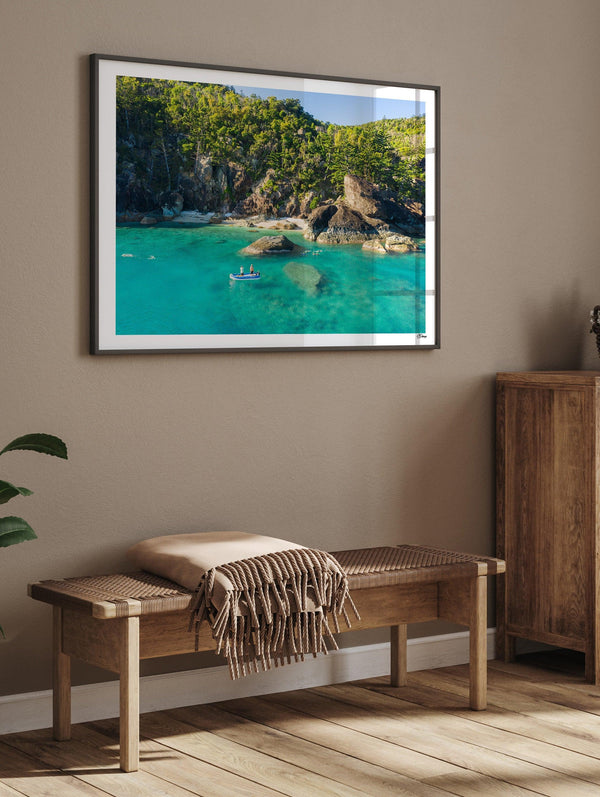 Snorkel Dreams - Luncheon Bay - Whitsundays Wall Art Print - Australia Unseen