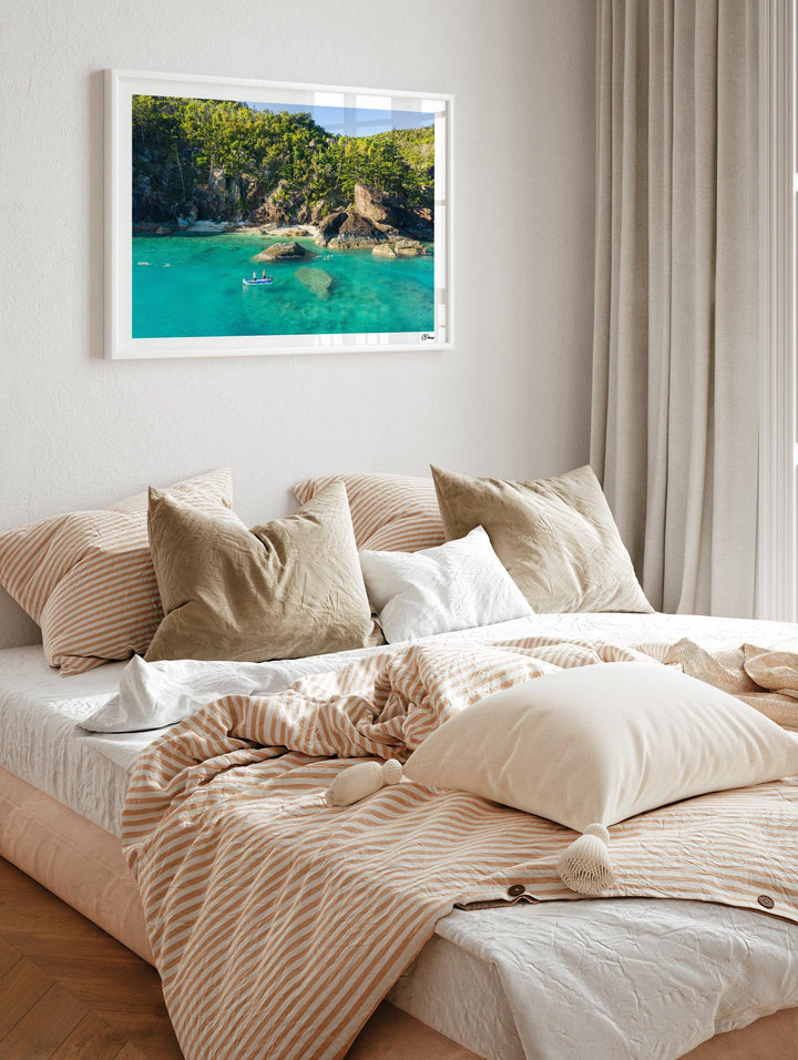 Snorkel Dreams – Luncheon Bay – Whitsundays Wall Art Print - Australia Unseen