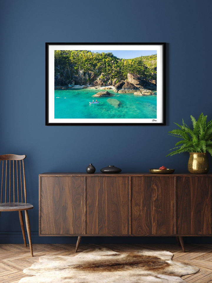 Snorkel Dreams – Luncheon Bay – Whitsundays Wall Art Print - Australia Unseen