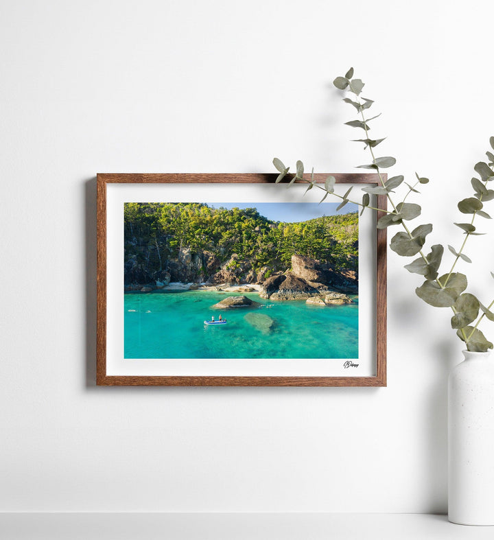 Snorkel Dreams – Luncheon Bay – Whitsundays Wall Art Print - Australia Unseen
