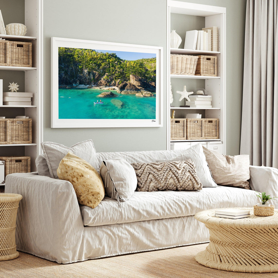 Snorkel Dreams – Luncheon Bay – Whitsundays Wall Art Print - Australia Unseen