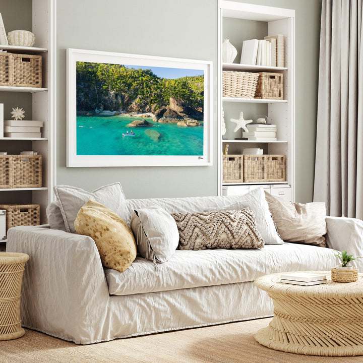 Snorkel Dreams – Luncheon Bay – Whitsundays Wall Art Print - Australia Unseen