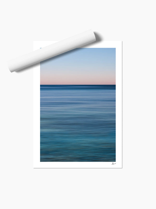 Stillness No. 1 - Ocean Abstract Wall Art Print - Australia Unseen