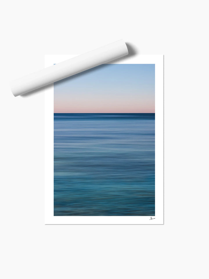 Stillness No. 1 - Ocean Abstract Wall Art Print - Australia Unseen