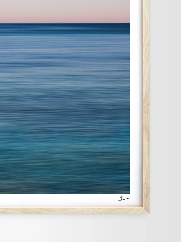 Stillness No. 1 - Ocean Abstract Wall Art Print - Australia Unseen