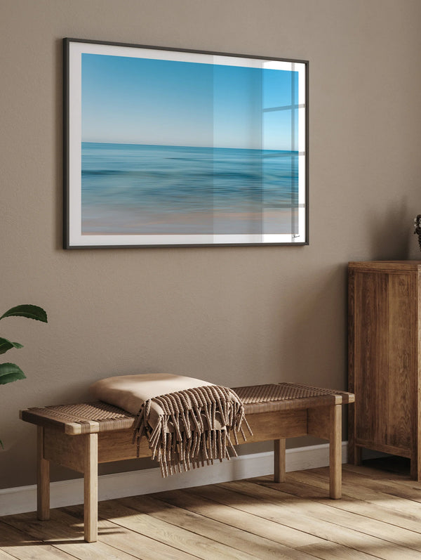 Stillness No. 2 - Ocean Abstract Wall Art Print - Australia Unseen