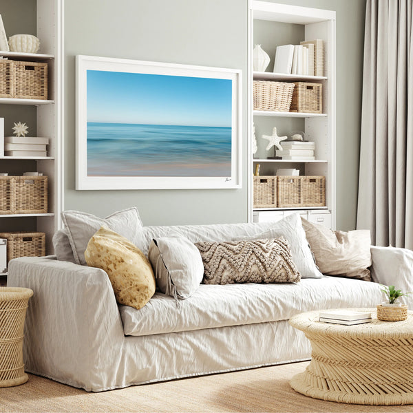 Stillness No. 2 - Ocean Abstract Wall Art Print - Australia Unseen