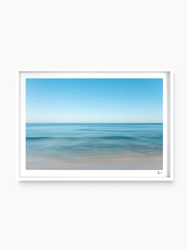 Stillness No. 2 - Ocean Abstract Wall Art Print - Australia Unseen