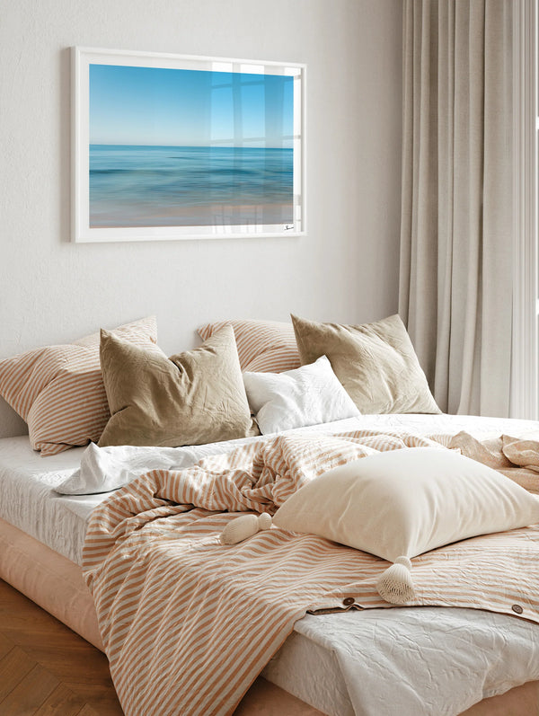 Stillness No. 2 - Ocean Abstract Wall Art Print - Australia Unseen
