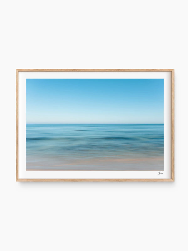 Stillness No. 2 - Ocean Abstract Wall Art Print - Australia Unseen