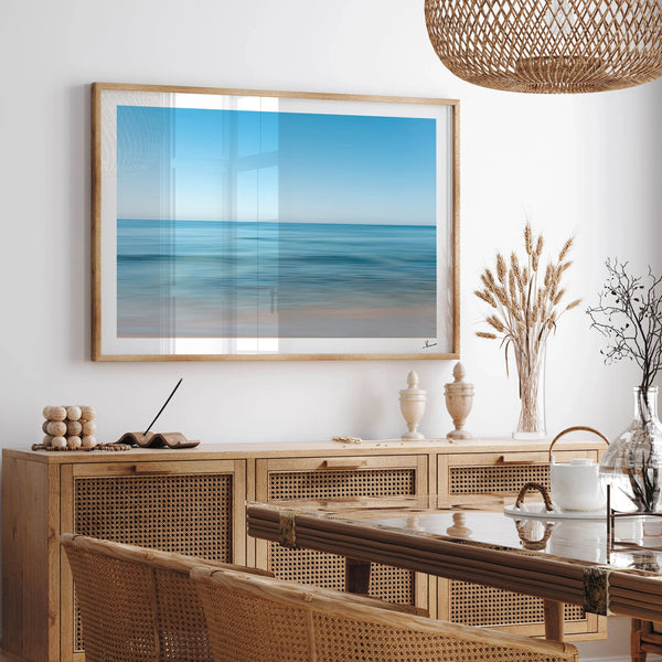 Stillness No. 2 - Ocean Abstract Wall Art Print - Australia Unseen