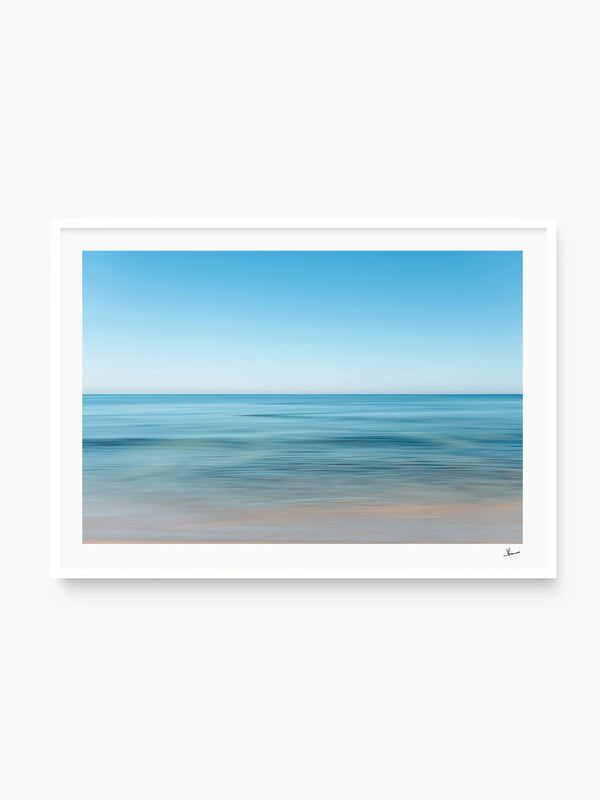 Stillness No. 2 - Ocean Abstract Wall Art Print - Australia Unseen