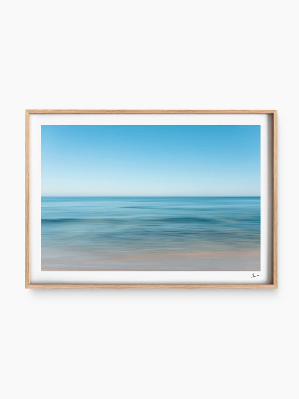 Stillness No. 2 - Ocean Abstract Wall Art Print - Australia Unseen