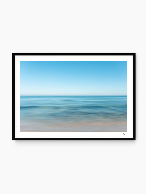 Stillness No. 2 - Ocean Abstract Wall Art Print - Australia Unseen