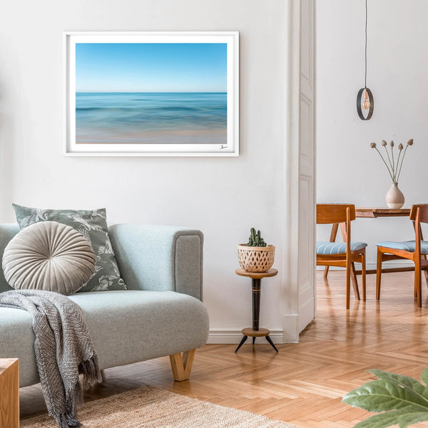 Stillness No. 2 - Ocean Abstract Wall Art Print - Australia Unseen