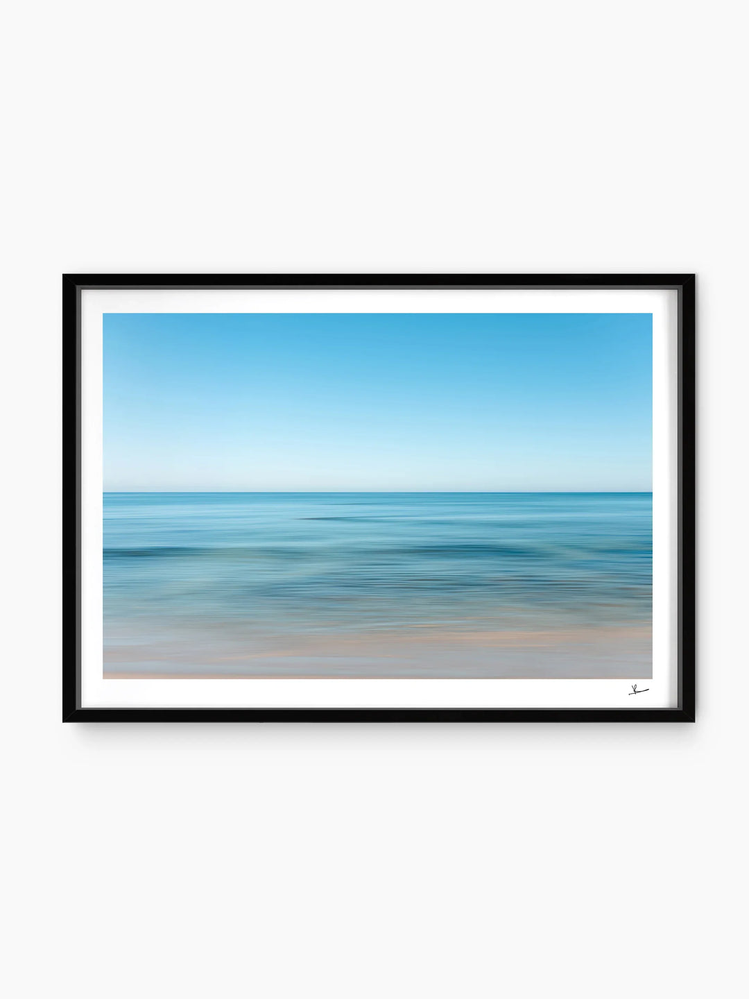Stillness No. 2 - Ocean Abstract Wall Art Print - Australia Unseen