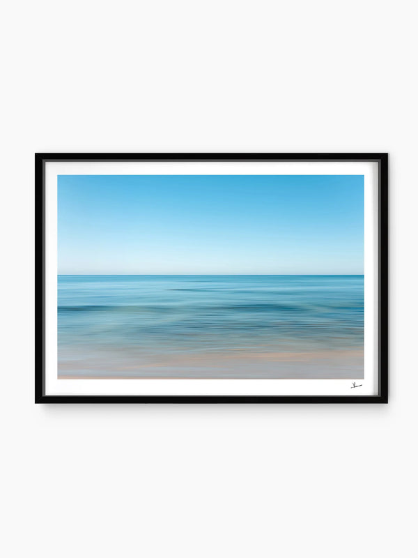 Stillness No. 2 - Ocean Abstract Wall Art Print - Australia Unseen