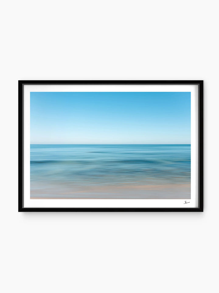 Stillness No. 2 - Ocean Abstract Wall Art Print - Australia Unseen