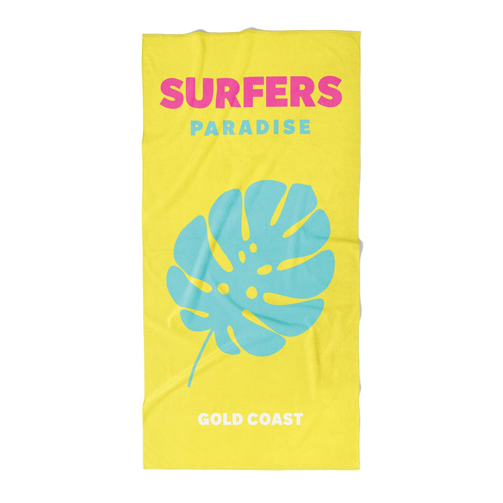 Surfers Paradise Beach Towel - Australia Unseen