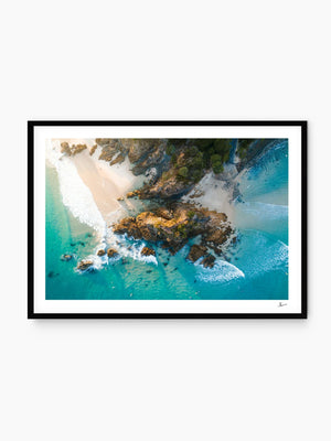 The Pass 01 - Byron Bay — minimalist wall art print by Vincent Rommelaere · Australia Unseen