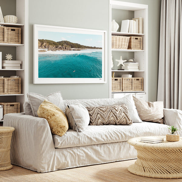 The Pass 07 (Dolphins) - Byron Bay Wall Art Print - Australia Unseen