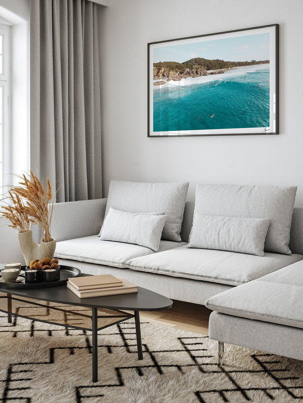 The Pass 07 (Dolphins) - Byron Bay Wall Art Print - Australia Unseen
