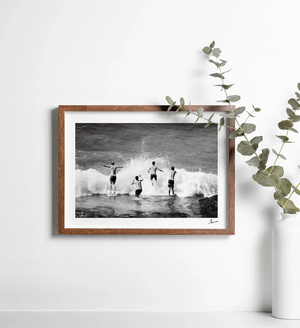 Three, Two, One… Jump - Wall Art Print - Australia Unseen