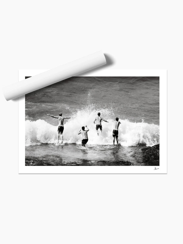 Three, Two, One… Jump - Wall Art Print - Australia Unseen