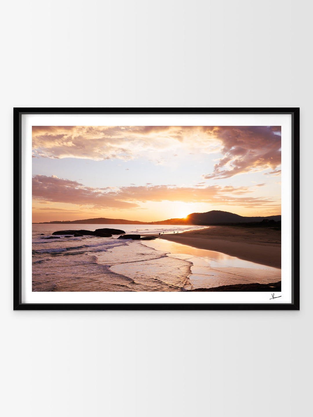 Trial Bay Front Beach Sunrise 01 (South West Rocks) - Wall Art Print - Australia Unseen