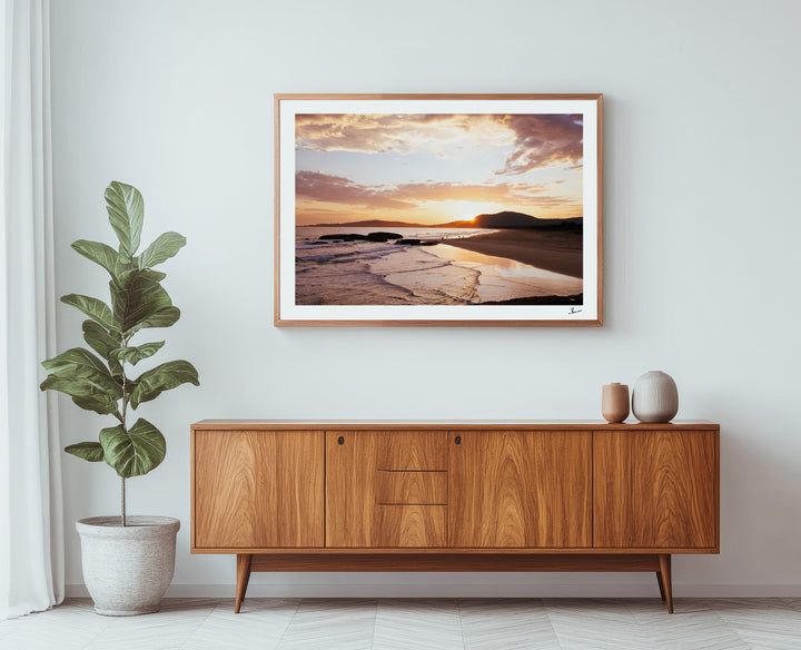 Trial Bay Front Beach Sunrise 01 (South West Rocks) - Wall Art Print - Australia Unseen