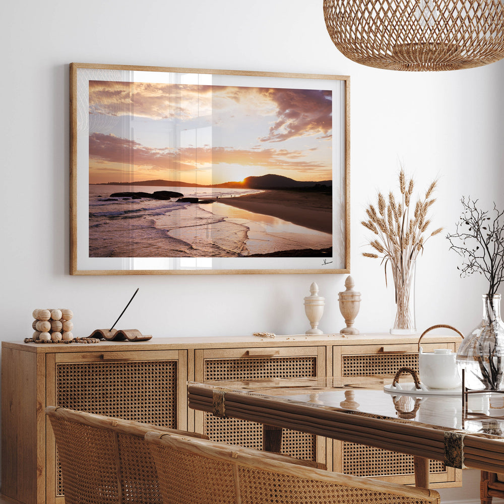 Trial Bay Front Beach Sunrise 01 (South West Rocks) - Wall Art Print - Australia Unseen