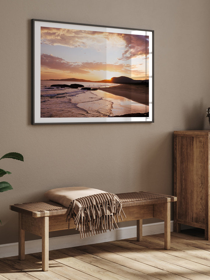 Trial Bay Front Beach Sunrise 01 (South West Rocks) - Wall Art Print - Australia Unseen