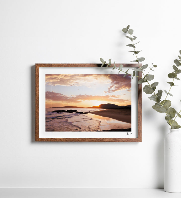 Trial Bay Front Beach Sunrise 01 (South West Rocks) - Wall Art Print - Australia Unseen