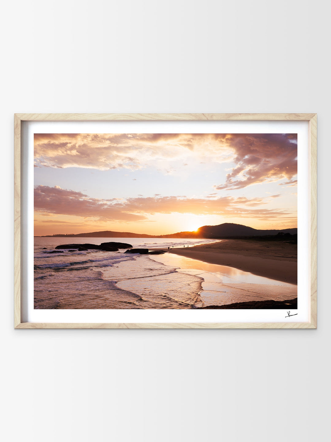 Trial Bay Front Beach Sunrise 01 (South West Rocks) - Wall Art Print - Australia Unseen