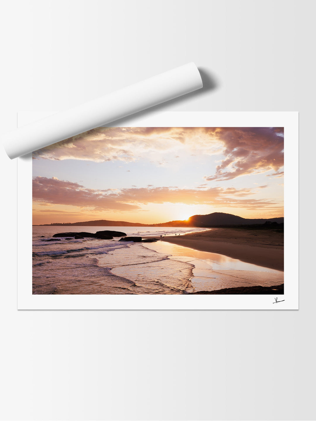 Trial Bay Front Beach Sunrise 01 (South West Rocks) - Wall Art Print - Australia Unseen