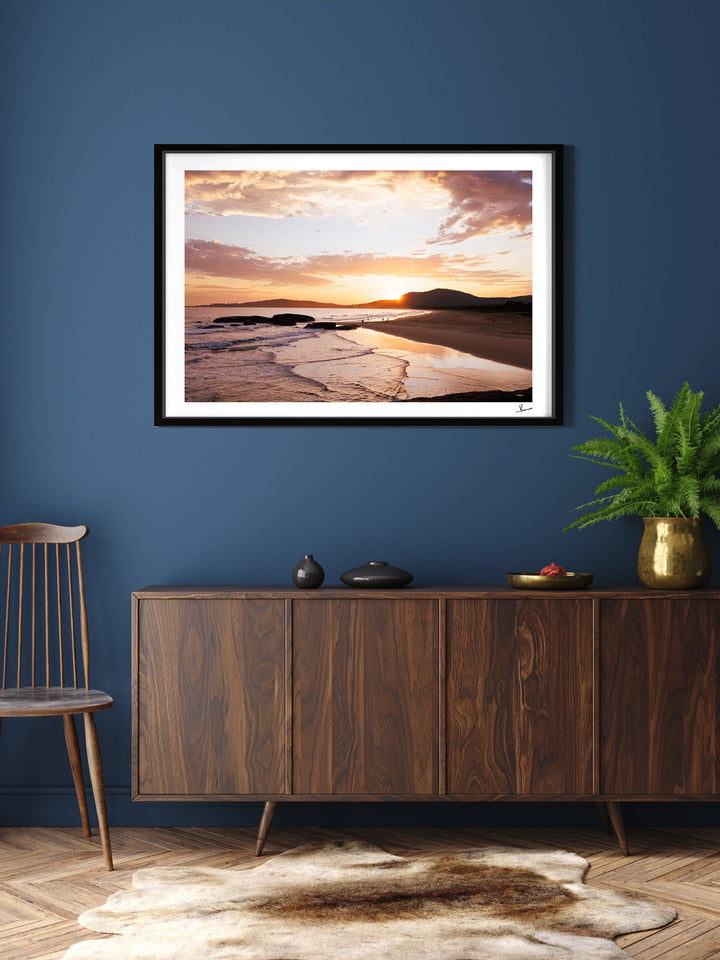 Trial Bay Front Beach Sunrise 01 (South West Rocks) - Wall Art Print - Australia Unseen