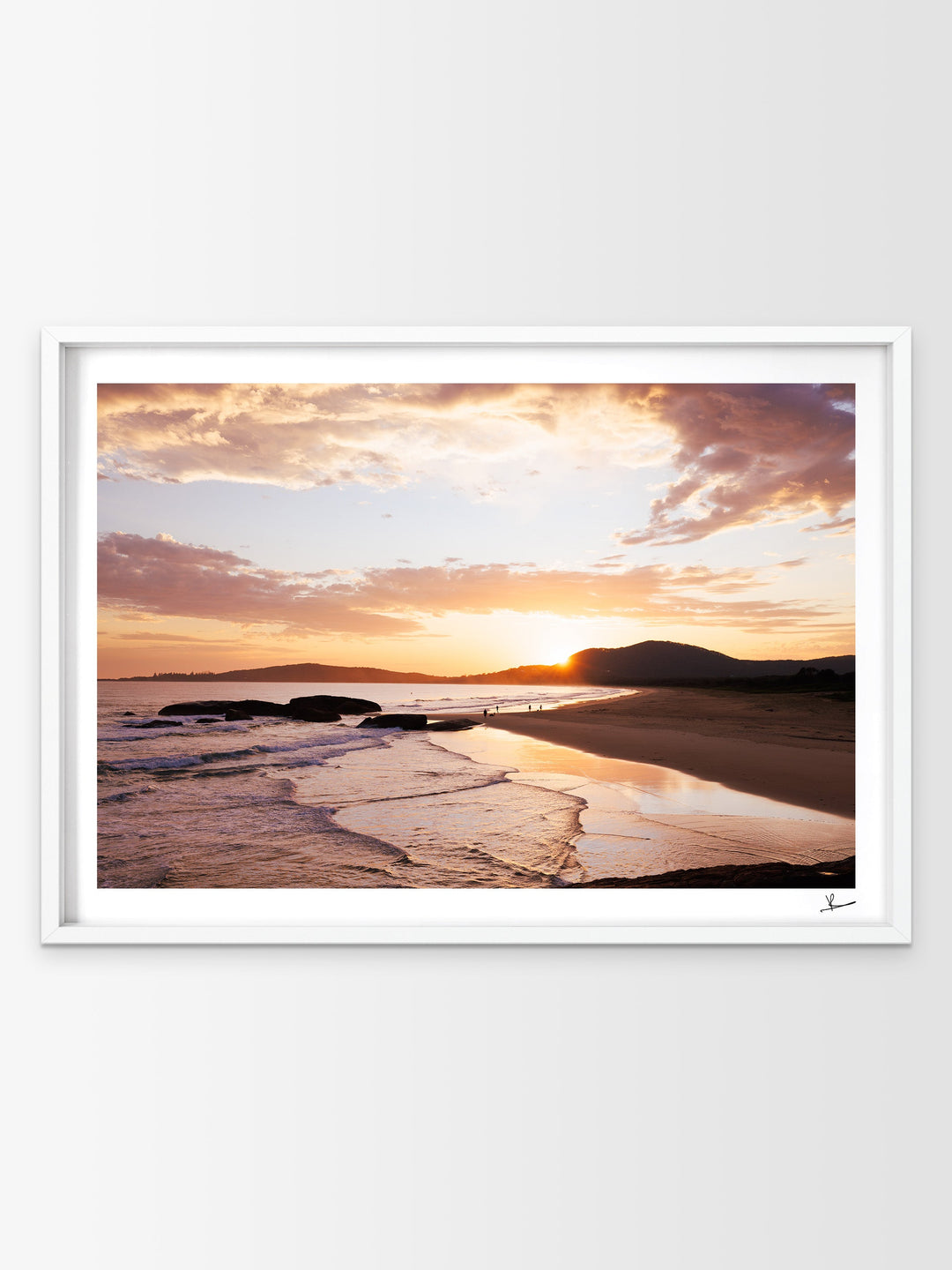 Trial Bay Front Beach Sunrise 01 (South West Rocks) - Wall Art Print - Australia Unseen