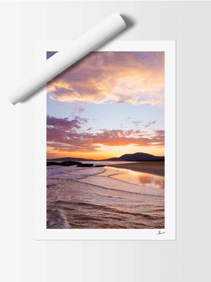 Trial Bay Front Beach Sunrise 02 (South West Rocks) - Wall Art Print - Australia Unseen