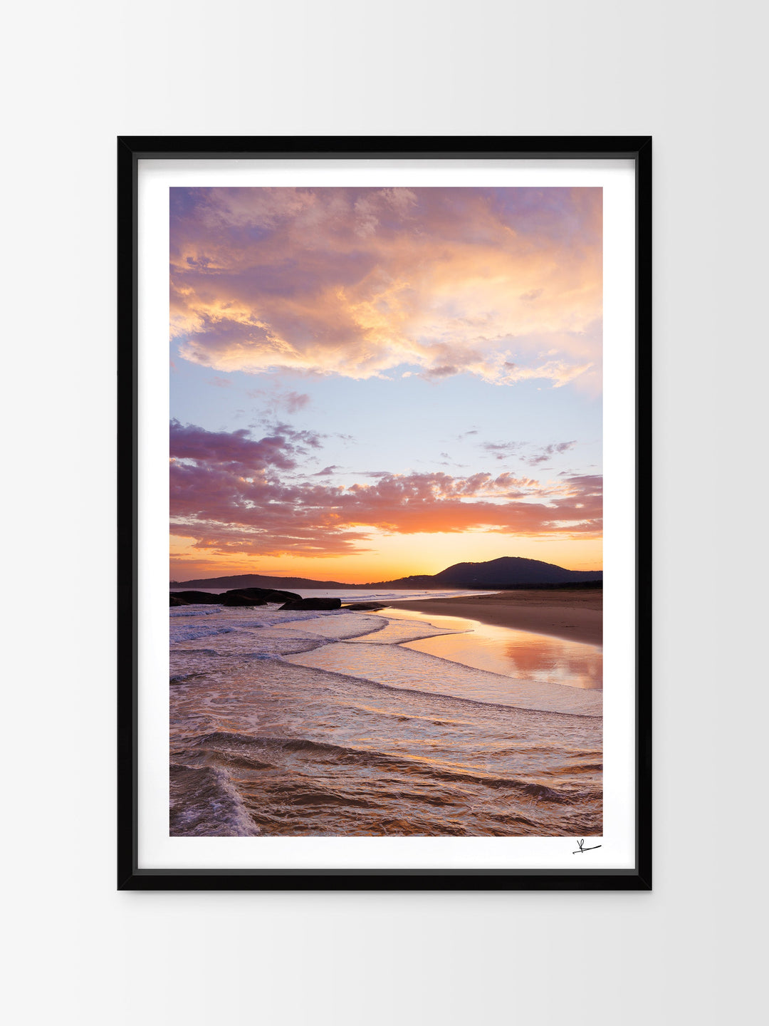 Trial Bay Front Beach Sunrise 02 (South West Rocks) - Wall Art Print - Australia Unseen