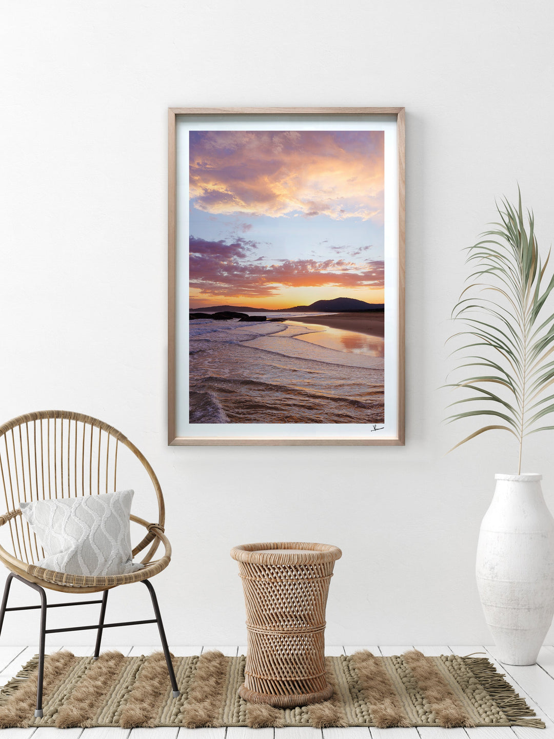 Trial Bay Front Beach Sunrise 02 (South West Rocks) - Wall Art Print - Australia Unseen