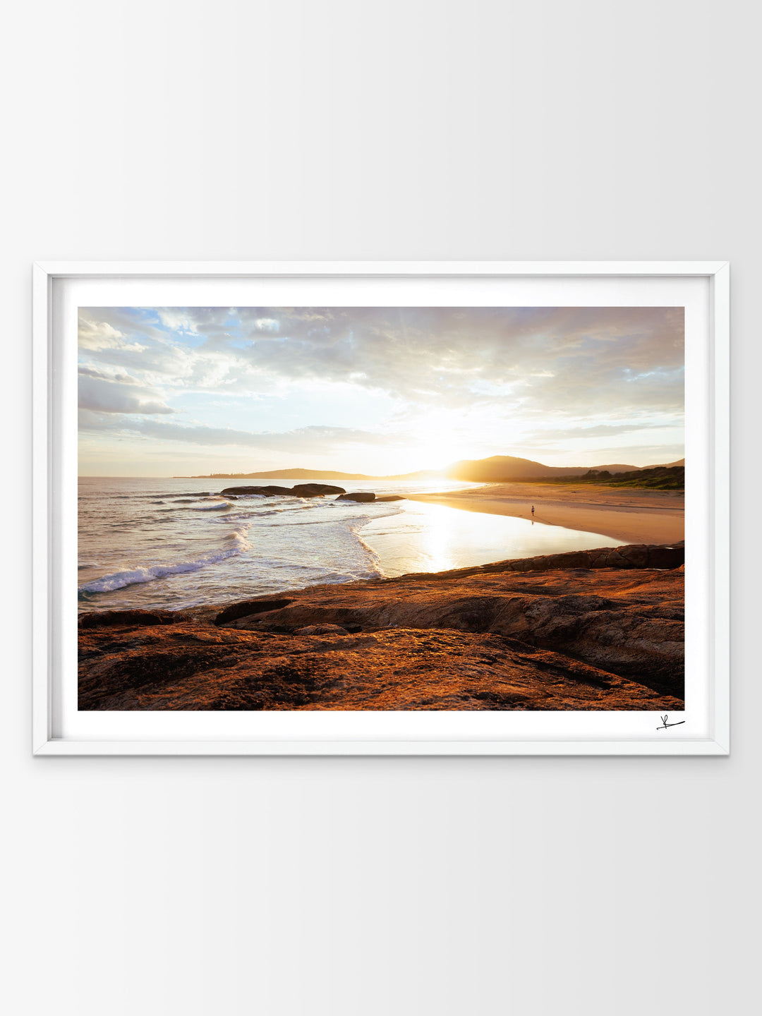 Trial Bay Front Beach Sunrise 03 (South West Rocks) - Wall Art Print - Australia Unseen