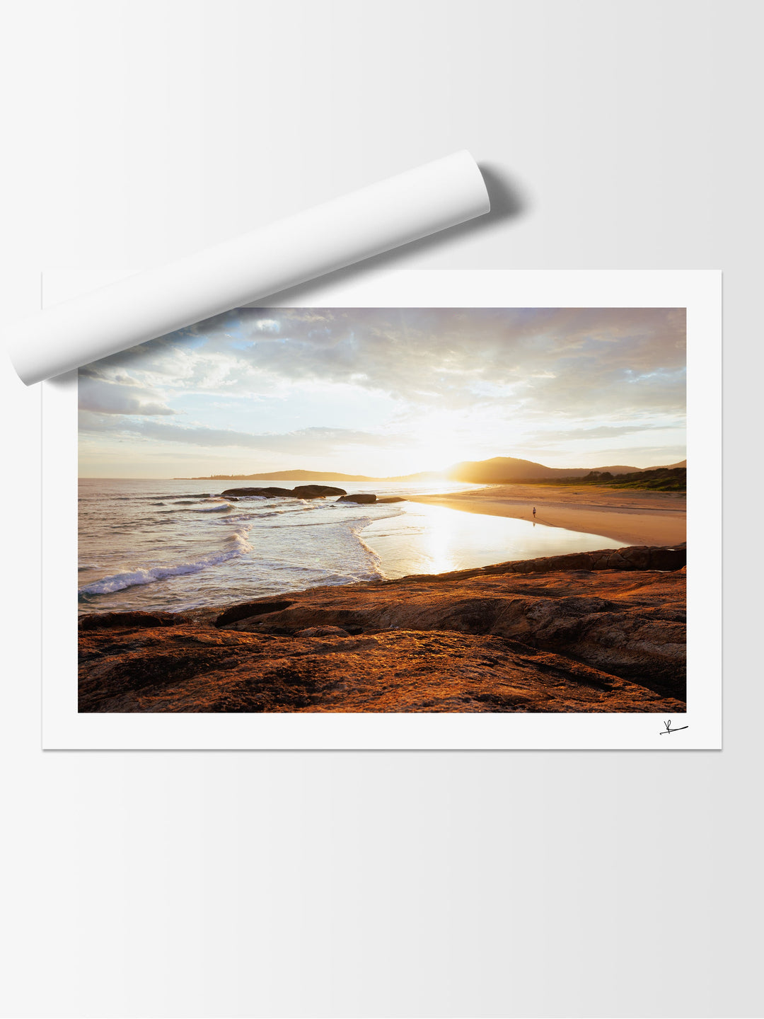 Trial Bay Front Beach Sunrise 03 (South West Rocks) - Wall Art Print - Australia Unseen