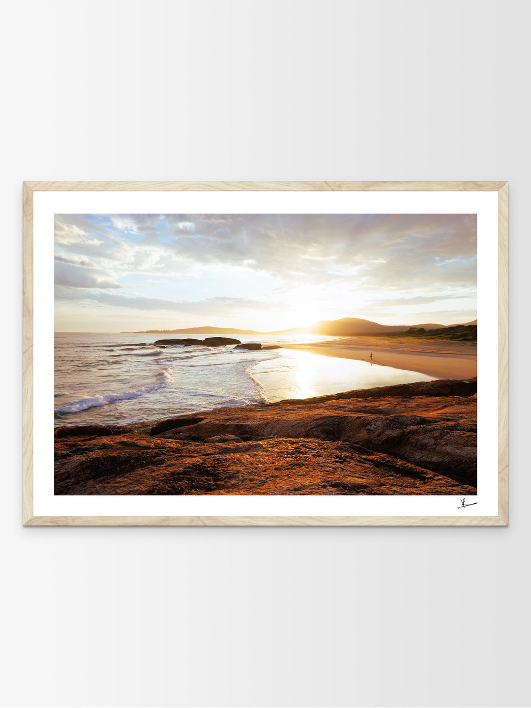 Trial Bay Front Beach Sunrise 03 (South West Rocks) - Wall Art Print - Australia Unseen