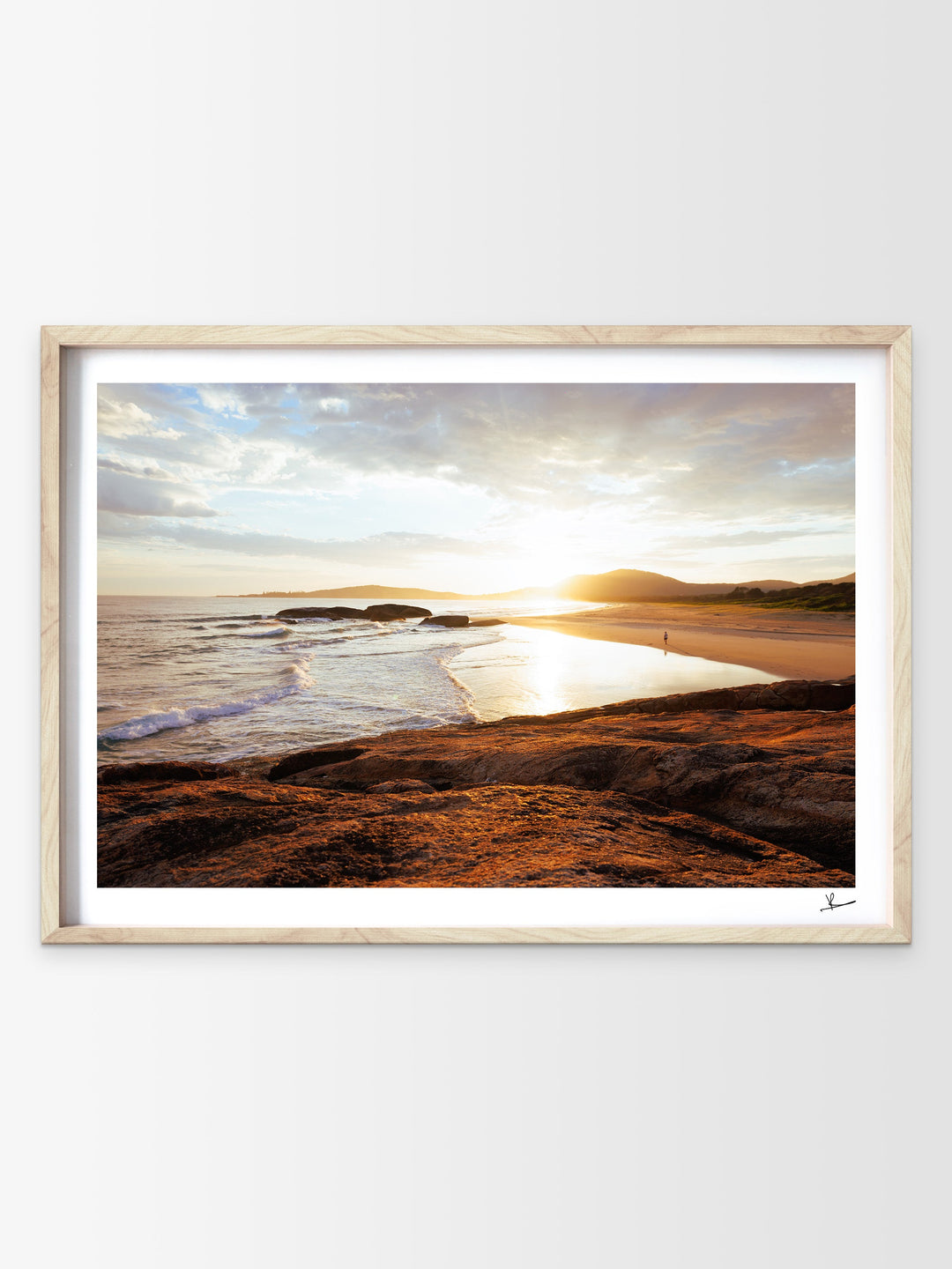 Trial Bay Front Beach Sunrise 03 (South West Rocks) - Wall Art Print - Australia Unseen