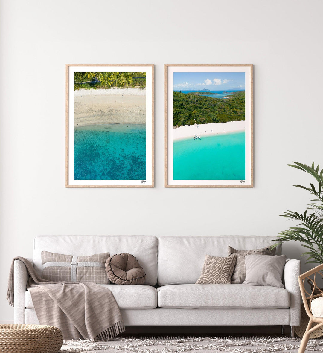 Tropicana Shore – South Molle Island – Whitsundays Wall Art Print - Australia Unseen