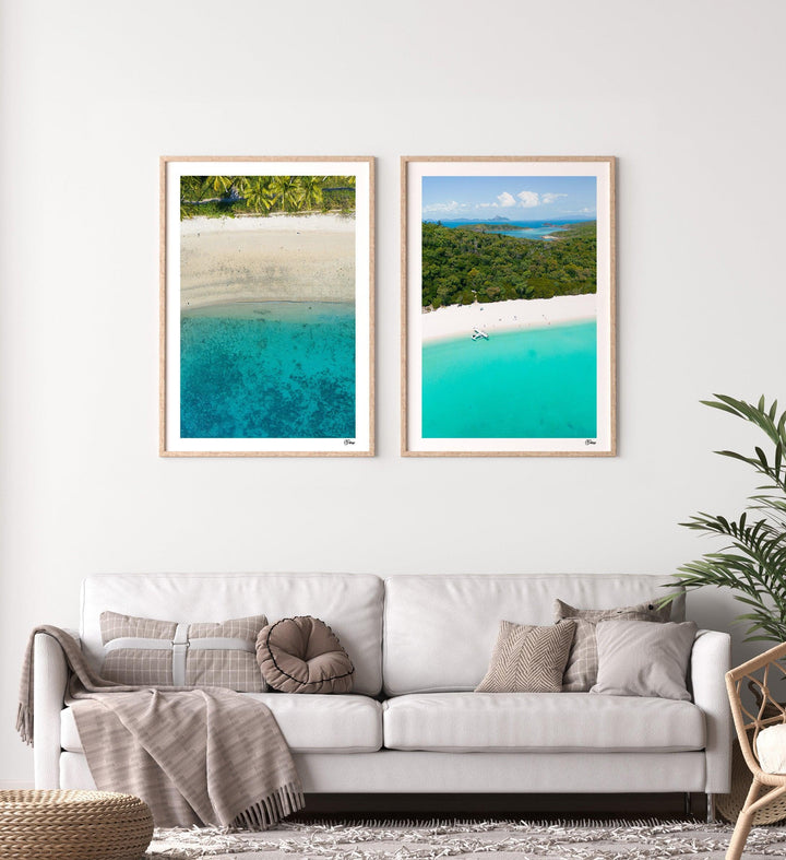 Tropicana Shore – South Molle Island – Whitsundays Wall Art Print - Australia Unseen