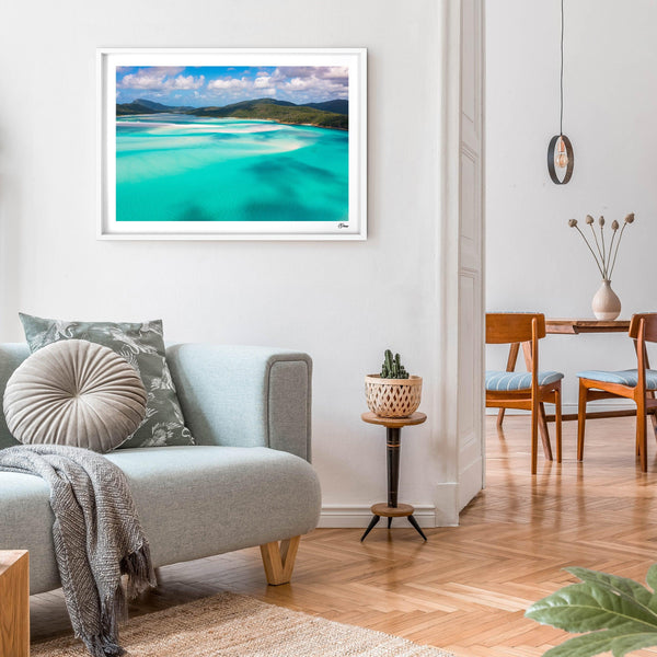 Turquoise Drift - Hill Inlet - Whitsundays Wall Art Print - Australia Unseen