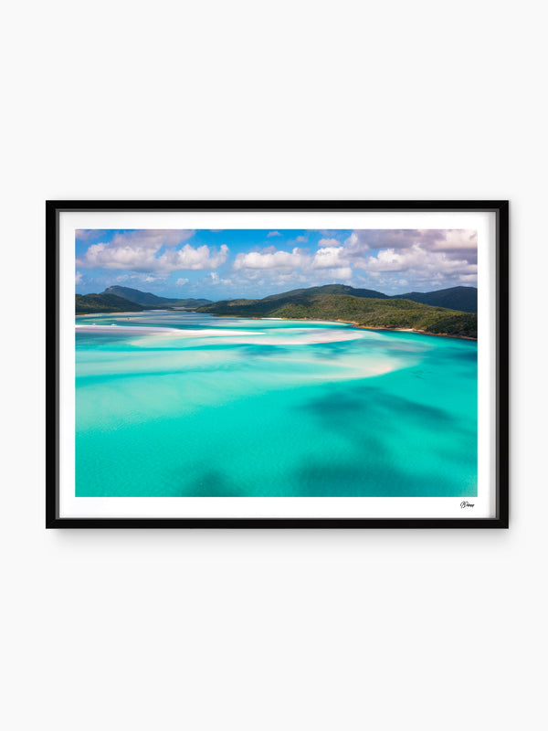Turquoise Drift - Hill Inlet - Whitsundays Wall Art Print - Australia Unseen