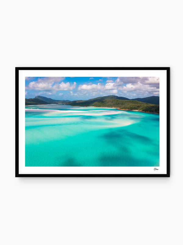 Turquoise Drift - Hill Inlet - Whitsundays Wall Art Print - Australia Unseen